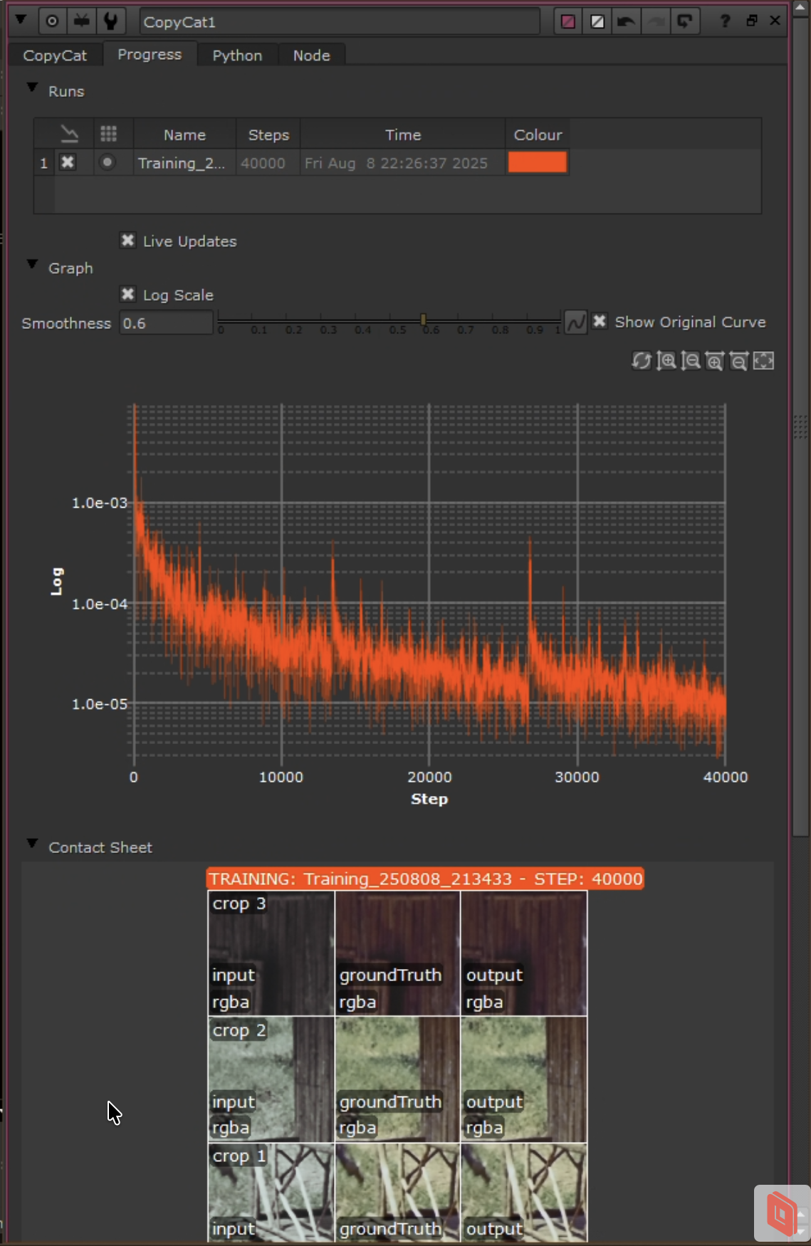 CopyCat Progress — contact sheet